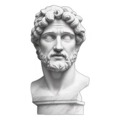 Masculinity Greek Marble Statue sticker