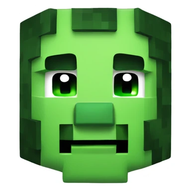 Minecraft game creeper sticker