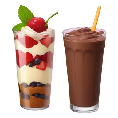 brownies and smoothie sticker