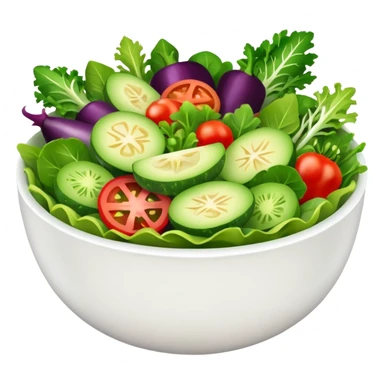 healthy food salad bowl sticker