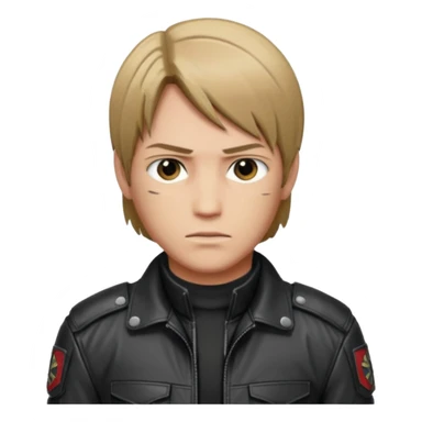 Resident evil leon Kennedy game 4 sticker