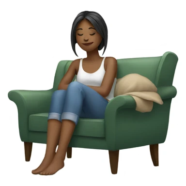 Women relax  sticker