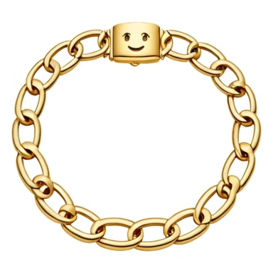 Golden bracelet sticker