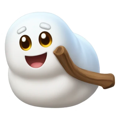 Cute marshmallow name dori dori sticker