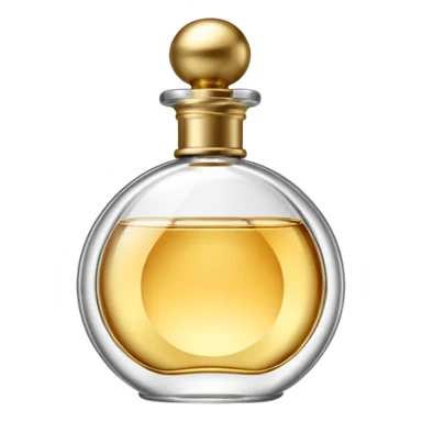 Her perfume bottle sticker