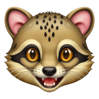 civet is salivating sticker
