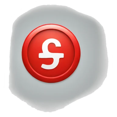 red sell button sign sticker