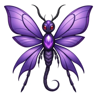 Venomoth-Yveltal-Lunala-Fakémon-hybrid-creature (full body)  sticker