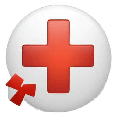 file with red cross sticker