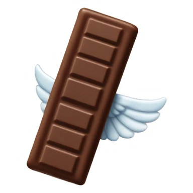 chocolate bar with wings sticker