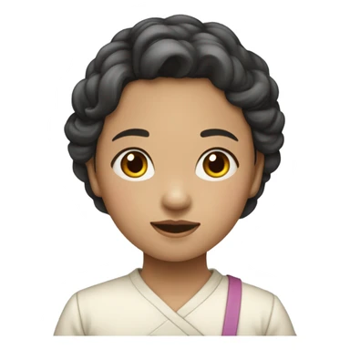 jeune fille coréenne  sticker