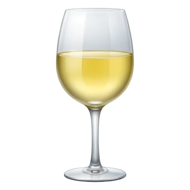 white wine different glass sticker