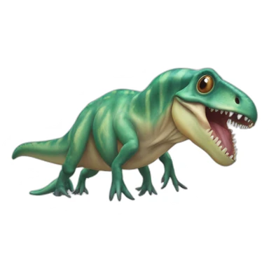 tyrannosaurus rex squid sticker