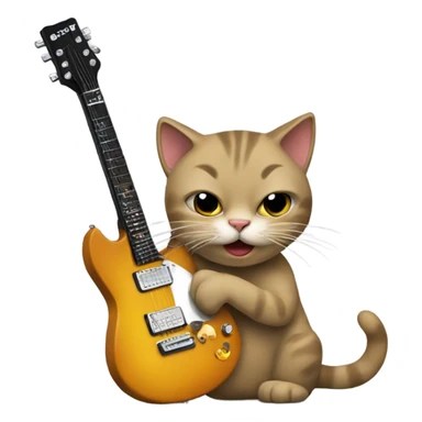 cat-guitar-rock-coin sticker