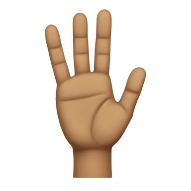 quit coyote hand gesture sticker