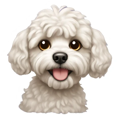 Dog maltipoo  sticker