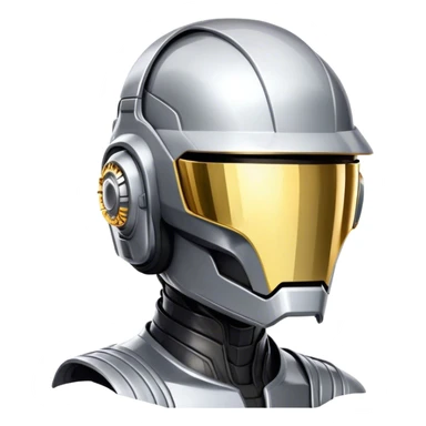 Half Josh King Madrid Half Silver Surfer Cyborg Daftpunk Glow sticker