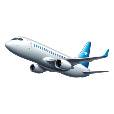 Jet airliner sticker