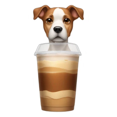 Gay Muscles / iced coffee / / dog  sticker