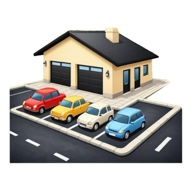 Parking area holiday home sticker