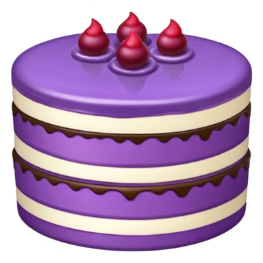 purple dessert sticker