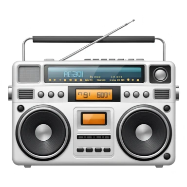 Белый Бумбокс sticker