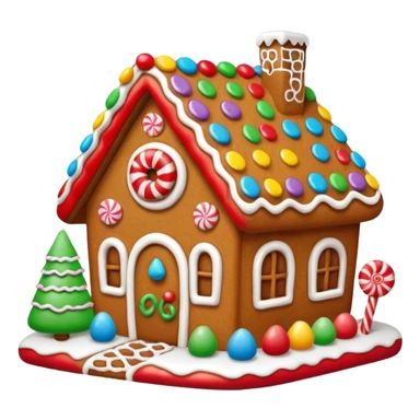 gingerbread house sticker