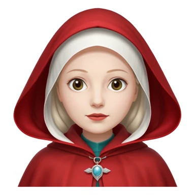 mujer de la portada de  el libro el cuento de la criada sticker