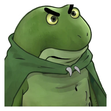 Scary tall disfigured emoji sticker