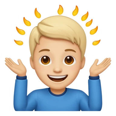 create a person emoji of Barcavibe is the superpower name Brings energy, momentum, and structure more fun sticker