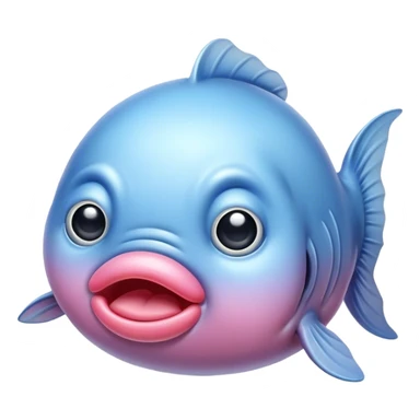 Blob fish sticker