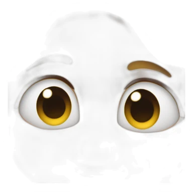 Shy face with heart eyes  sticker