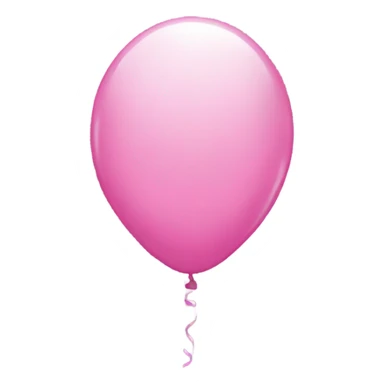 pink number balloon sticker