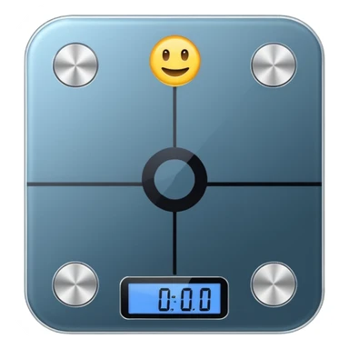 digital weight scale sticker