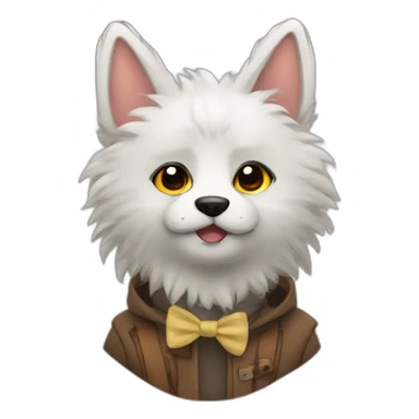 ID card furry caracter sticker
