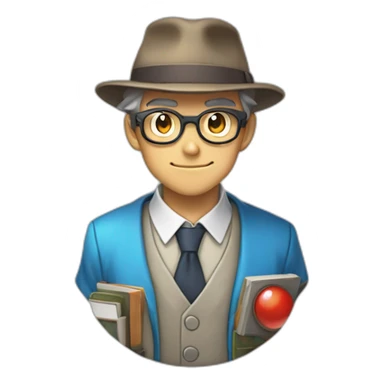 pokemon professor oak badge pokeball sticker