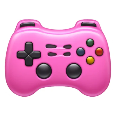 Pink game controller sticker