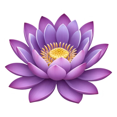 Lilac lotus sticker
