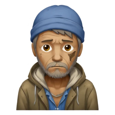 homeless man sleeping on street sticker