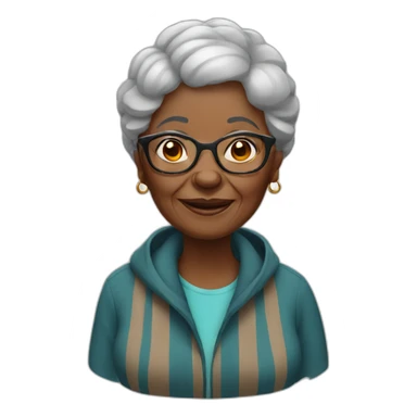 african grandma sticker