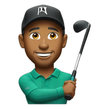 Tiger woods sticker