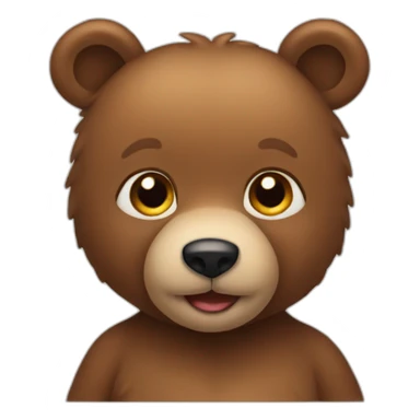 little bear sticker