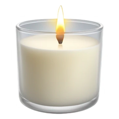 vanilla scented candle sticker