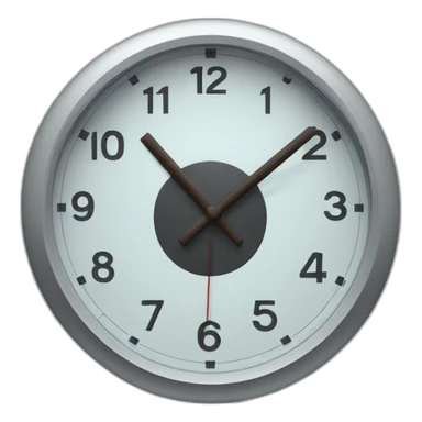 38-minute clock sticker