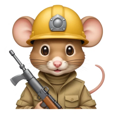 🐁🔫 belico sticker