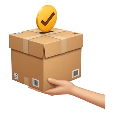handing box normal package sticker