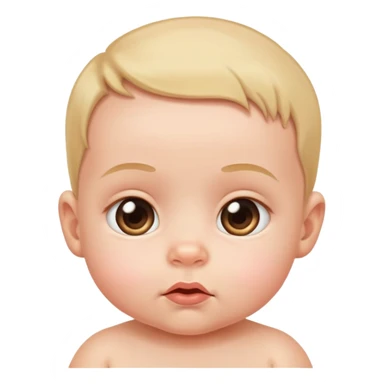 Baby side eye sticker