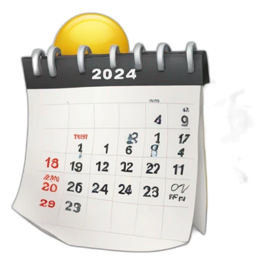 calendar 2024 sticker