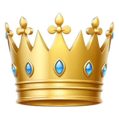premium logo crown simple sticker
