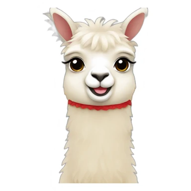 baby llama spanish flag backgrpund sticker